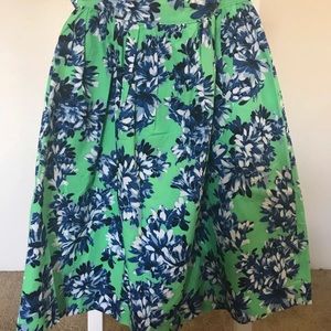 Jcrew Patio Skirt in Photo Floral
